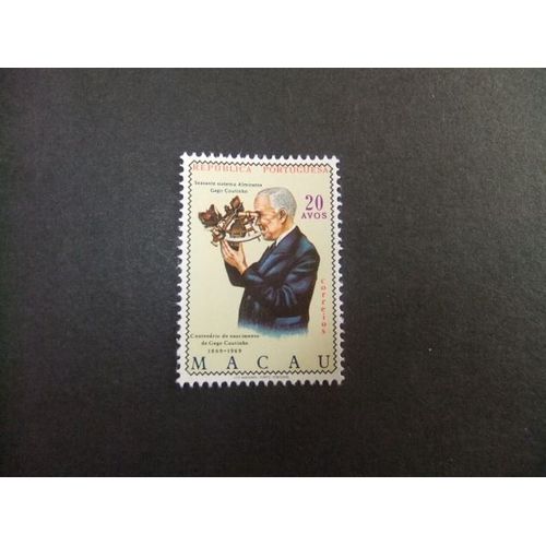 Macao Macau 1969 Almirante Carlos Viegas Gago - Sextante -Yvert 416 * Mh