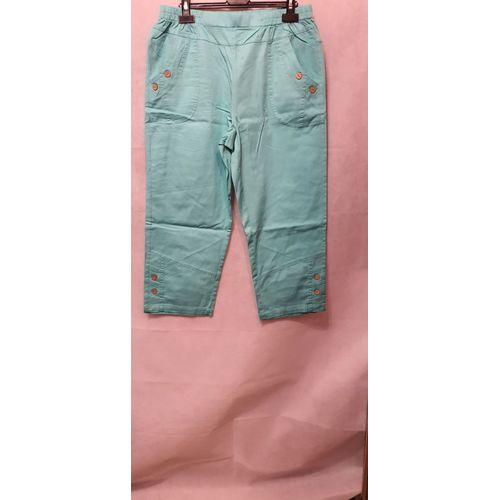 Pantacourt Turquoise Femme Charmod Paris Taille 44