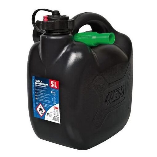 Jerrycan Bidon Essence Haute Densité 5l + Bec Verseur Homologué Ce