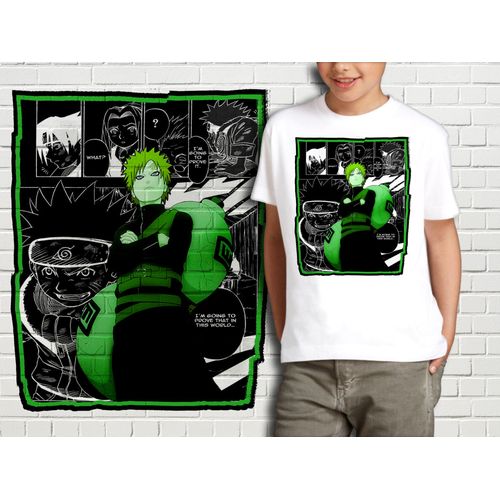 T-Shirt Blanc Enfant Collection Manga Naruto 320