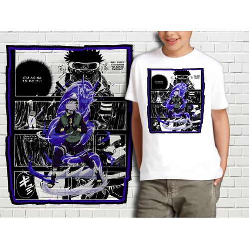T-Shirt Blanc Enfant Collection Manga Naruto 322