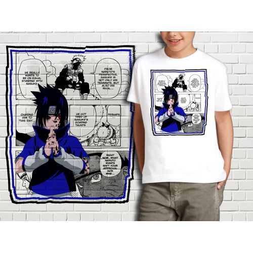 T-Shirt Blanc Enfant Collection Manga Naruto 447