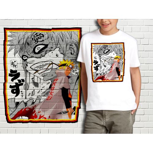 T-Shirt Blanc Enfant Collection Manga Naruto 449