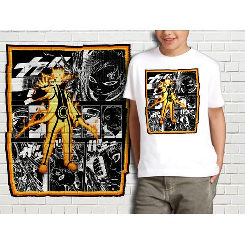 T-Shirt Blanc Enfant Collection Manga Naruto 451