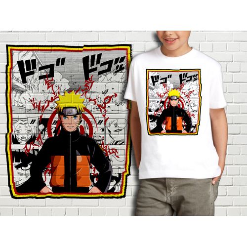 T-Shirt Blanc Enfant Collection Manga Naruto 452
