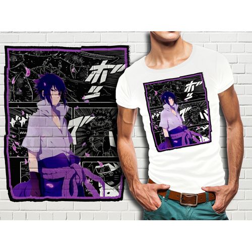 T-Shirt Blanc Homme Collection Manga Naruto 315