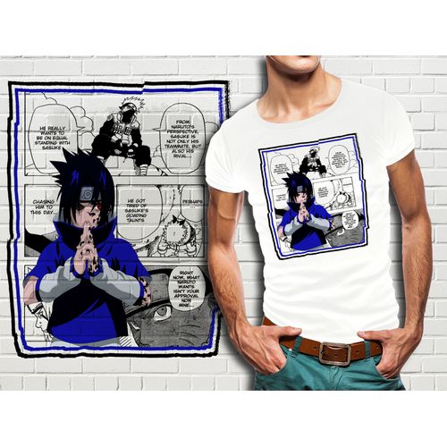 T-Shirt Blanc Homme Collection Manga Naruto 447
