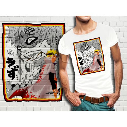 T-Shirt Blanc Homme Collection Manga Naruto 449