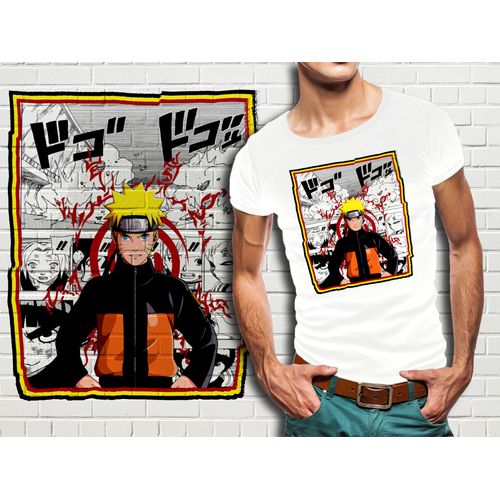 T-Shirt Blanc Homme Collection Manga Naruto 452