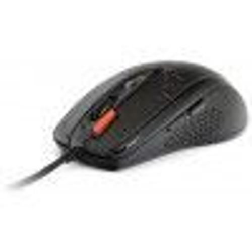 A4tech Souris F5, optical, 7but., 1 wheel, wire (USB), black, 3000DPI, game, V-Track, memory 160kB