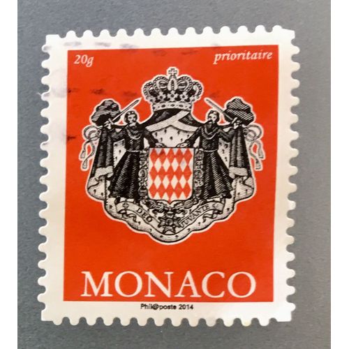 Timbre Oblitéré Monaco 2014