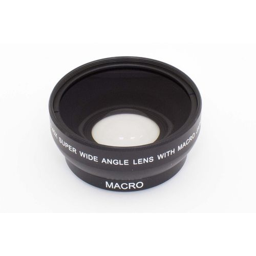 vhbw Objectif grand-angle macro 0,45x pour objectifs d'appareil photo avec filetage de 49mm