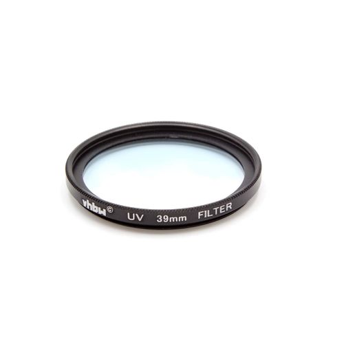 vhbw Filtre UV universel pour les objectifs d'appareil photo de filetage 39mm - Filtre de protection UV, noir