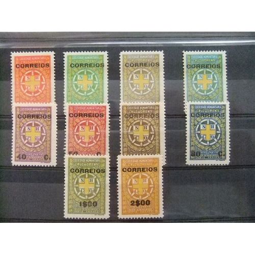 Mocambique Mozambique 1927 Timbres De Franchise Surchargés Yvert 272 / 81 * Mh