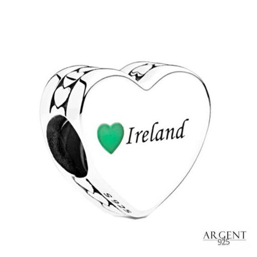 Ireland - Merrill Charme Amour Pour Charms Breloque Bracelets Et Collier Femme Argent 925