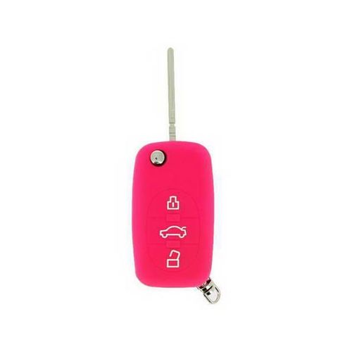 Housse De Clé En Silicone Aud304 Rose