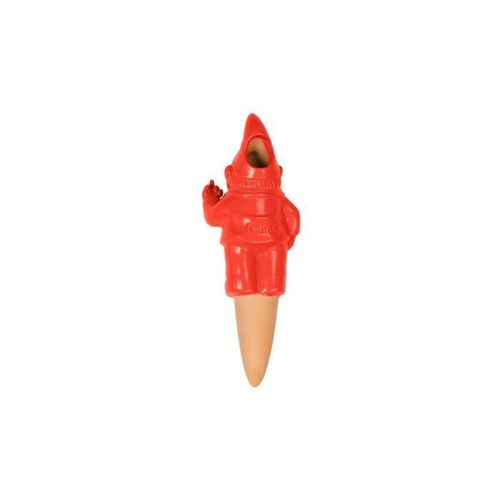 Arrosage automatique goutte à goutte en forme de gnome original pour les pots de fleurs. Couleur : Rouge. Capacité : 100 millilitres