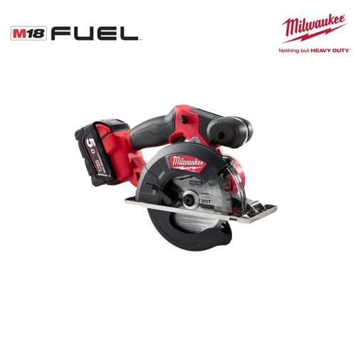 Scie circulaire Métal MILWAUKEE FUEL M18 FMCS-502X - 2 batteries 18V 5.0 Ah - 1 chargeur M12-18FC 4933459193