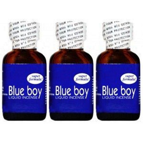 3 Poppers Blue Boy 24ml - Aphrodisiaque - Sexe