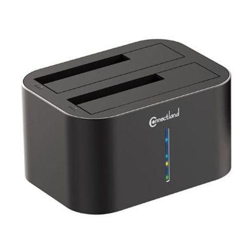 Station d'accueil USB v3.0 pour disques durs Modèle GDPD07T Noir Gris Connectland