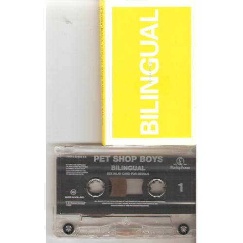 Pet Shop Boys Cassette Album Bilingual