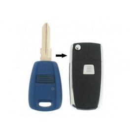 Boîtier de clé télécommandée pliante SIP22, étui de clef, coque, lame,  alarme de voiture, pour FIAT 500, Panda, Punto, Bravo, 3 boutons