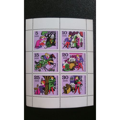 Timbre Allemagne Rda - Ddr Yt 1238-1243 Séries: Contes De Fées 1970