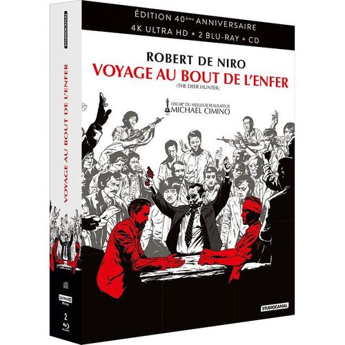 Voyage Au Bout De L'enfer - Édition 40e Anniversaire - 4k Ultra Hd + Blu-Ray + Blu-Ray Bonus + Cd Bande Originale