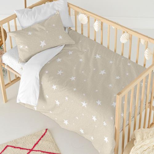 Little Star Parure Housse De Couette Berceau 2 Pièces Beige