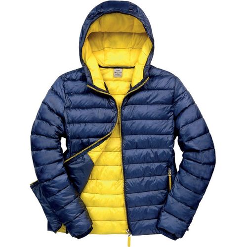 Veste Matelass?E - Doudoune Homme R194m - Bleu Marine Et Jaune