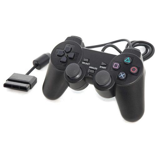 Manette Hama Black Force Filaire Noir Hama Pour Sony Playstation 2, Sony Ps One