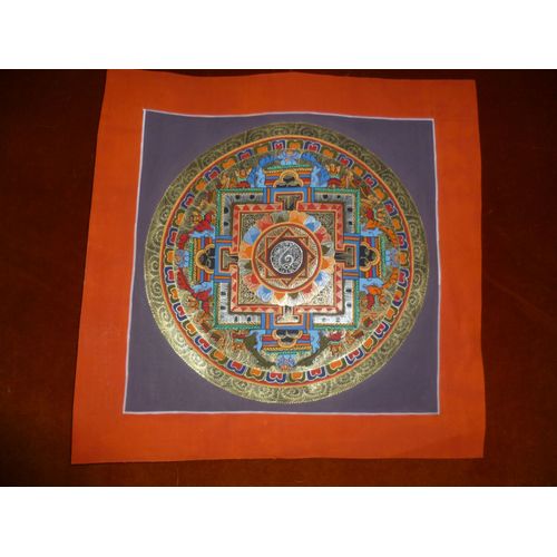 Thanka Madala Népal Support De Méditation