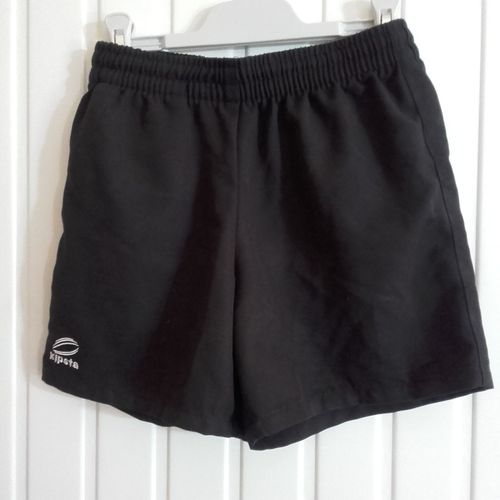 Short Rugby Kipsta 12 Ans Noir