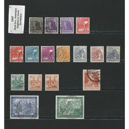 Allemagne - Zones D'occupatione - 1945 A 1948. Ref. 65.