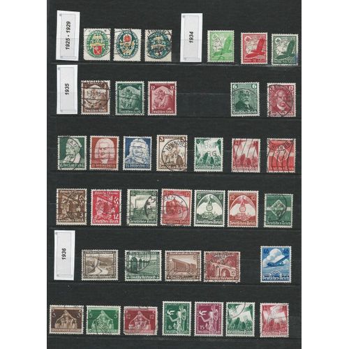 Allemagne - Timbres De 1925 A 1944 - Ref. 62.