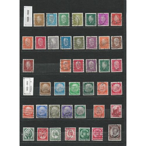 Allemagne - Timbres De 1928 A 1934 - Ref. 63.