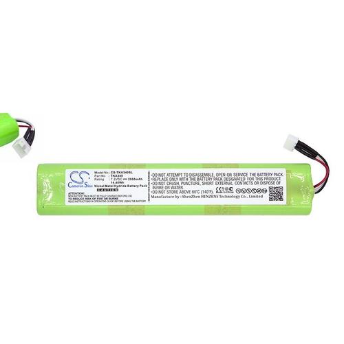 Batterie Ni-MH 7,2v 2000mAh / 14.40Wh type EU-BT00003000-B pour TDK Life On Record A34, Life On Reco