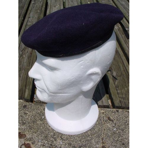Beret Bleu En Laine Armee Allemande Contemporaine Taille 58