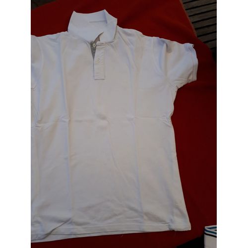 Polo Blanc Manches Courtes L