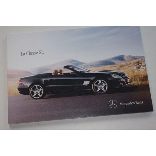 Mercedes-Benz Sl300 Sl350 Sl500 Sl600 Sl63/Amg - 2011 - Dépliant Publicitaire Automobile Roadster Cabriolet