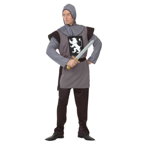 Déguisement Chevalier Médiéval Gris Homme