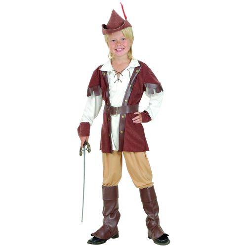 Déguisement Garçon Des Bois Marron Et Beige - Taille: S 4-6 Ans (110-120 Cm)