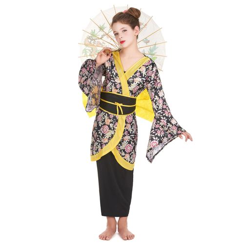 Déguisement Japonaise Fille - Taille: S 4-6 Ans (110-120 Cm)