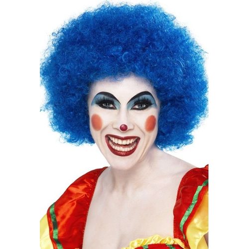 Perruque Afro Bleue Confort Adulte