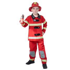 Morph Deguisement Pompier Enfant Rouge, Déguisement Pompier Enfant