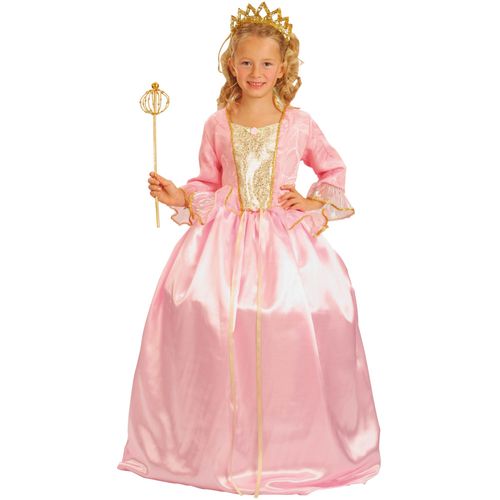 Déguisement Princesse Avec Diadème Fille - Taille: M 7-9 Ans (120-130 Cm)