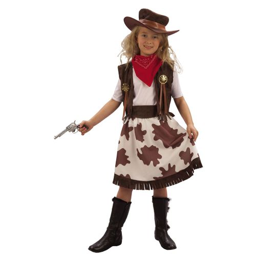 Déguisement Cowgirl Fille - Taille: L 10-12 Ans (130-140 Cm)
