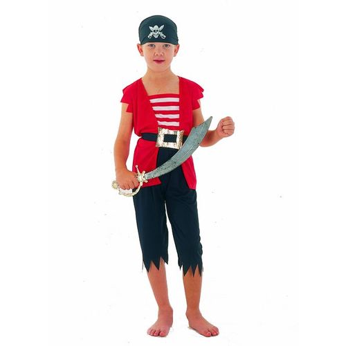 Déguisement Pirate Corsaire Garçon - Taille: L 10-12 Ans (130-140 Cm)