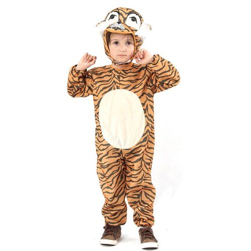 Déguisement Tigre Avec Queue Enfant - Taille: Xs 3-4 Ans (92-104 Cm)