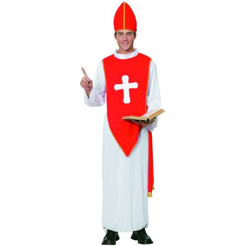 Déguisement Cardinal Rouge Et Blanc Homme